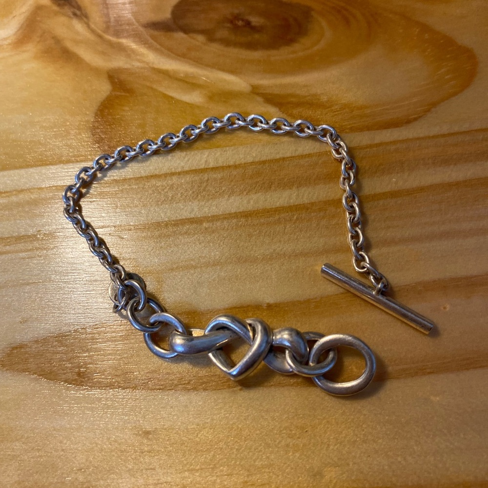 Pandora knotted heart bracelet